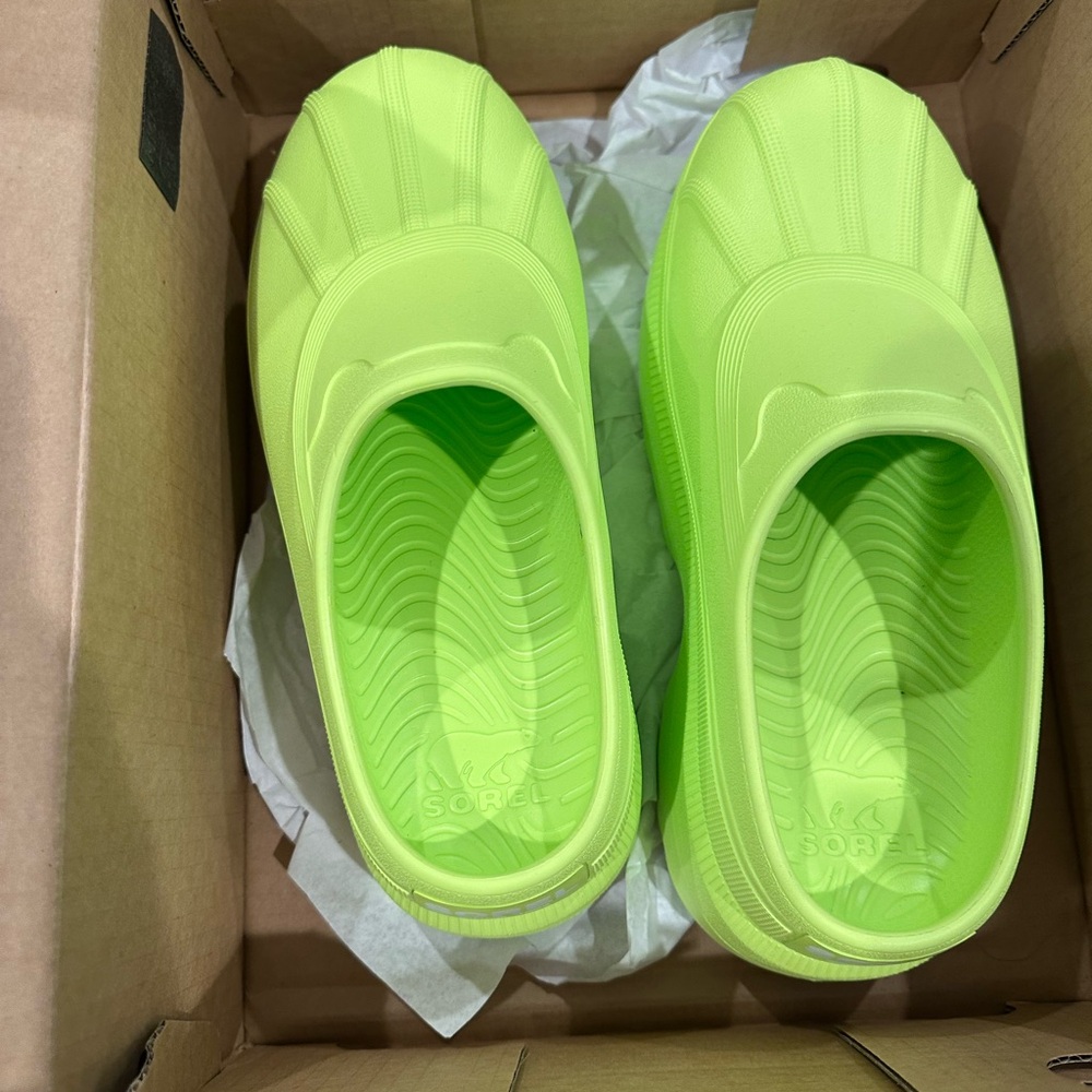 Sorel Caribou Clogs

Women’s size 8
Very comfortable 
Brand new w box